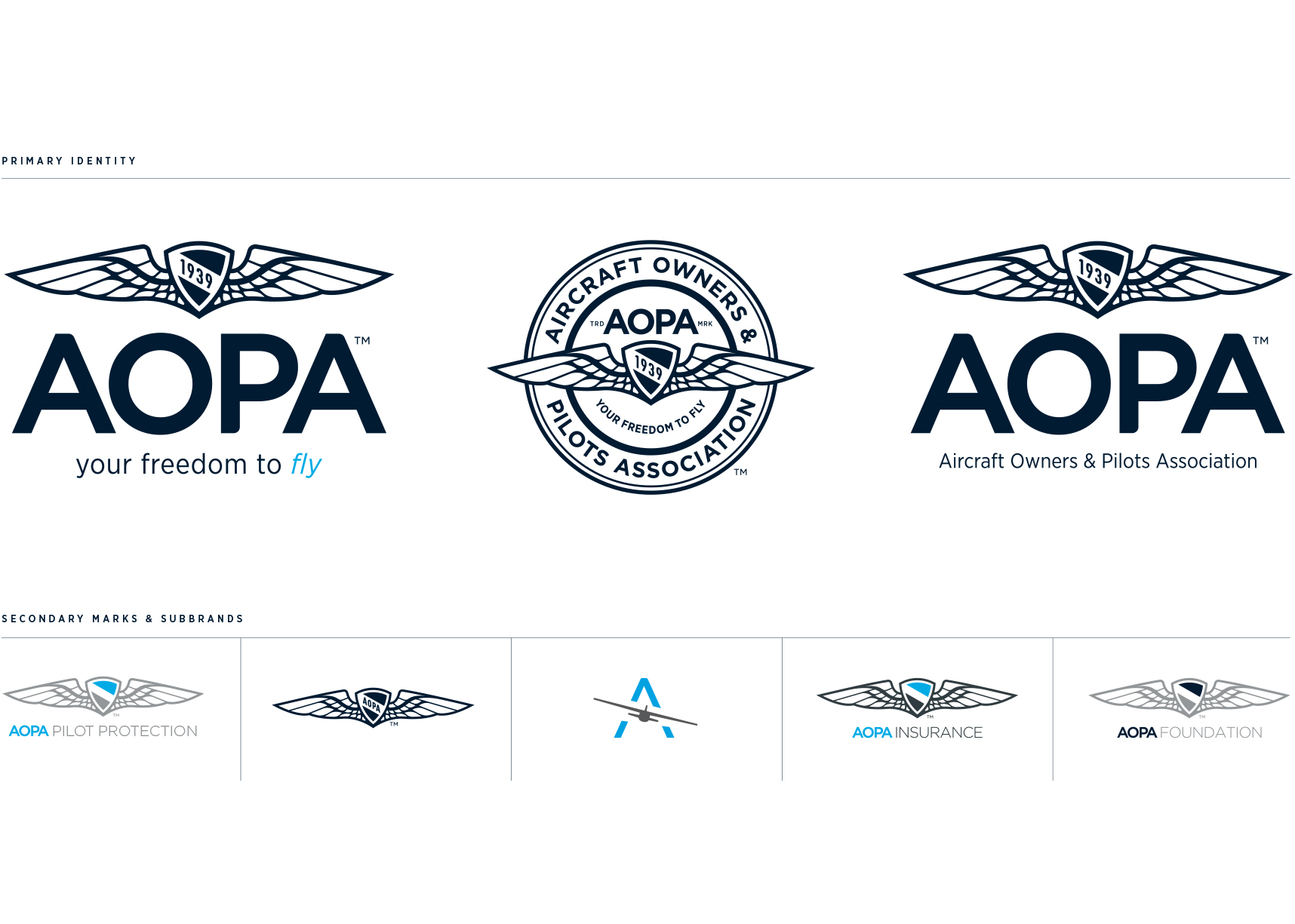 Aircraft Owners & Pilots Association Branding & Logo Design Tribe